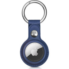 Hurtel Apple AirTag Locator futrālis no PU ādas - zils