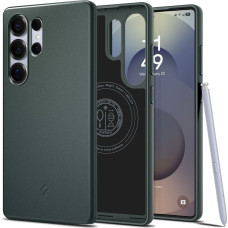 Spigen Samsung Galaxy S25 īpaši plāns Fit Mag aizmugurējais vāciņš - zaļš