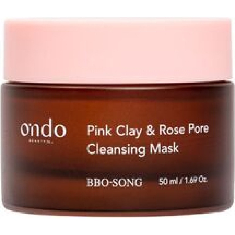 Ondo Beauty 36.5 BBO-SONG Pink Clay & Rose Pore Cleansing Mask - Cleansing facial mask.
