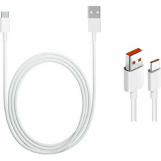 Xiaomi oriģinālais C tipa 6A datu kabelis, balts (Bulk)