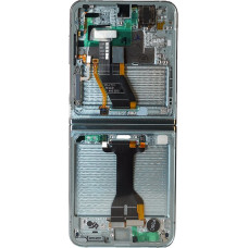 LCD display + Touch Unit + Front Cover Samsung F731 Galaxy Z Flip 5 5G Mint (Service Pack)