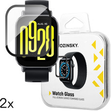 Wozinsky Rūdīts stikls Xiaomi Redmi Watch 4 Full Glue - 2 gab.