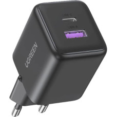 Ugreen X516 30W GaN Wall Charger 1x USB-A 1x USB-C - Gray
