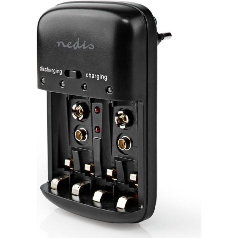 Nedis BACH07 LĀDĒTĀJS 1-4 AA|AAA 1-2 9V