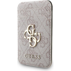 Guess 4G Metal Logo MagSafe Cardslot Stand Pink
