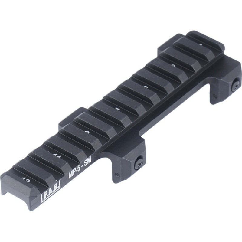 Fab Defense - Picatinny stiprinājuma sliede MP5 priek&scaron;pusē - melna - MP5-SM
