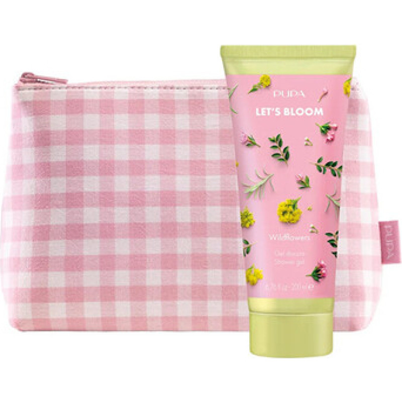 Pupa Wild Flowers Let´s Bloom Shower Gel - Sprchový gel s taštičkou
