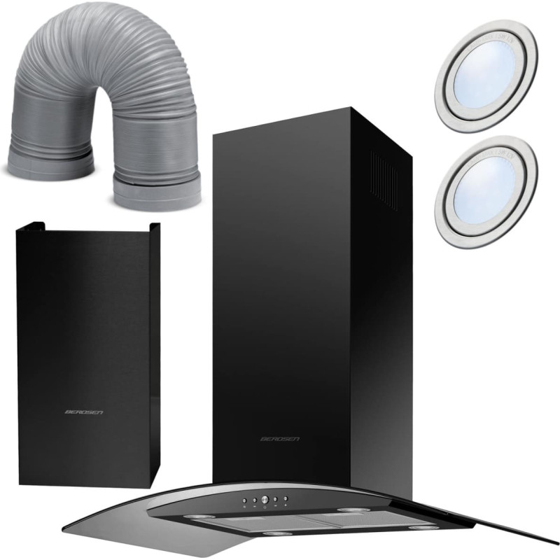 Berdsen Salu tipa tvaika nosūcējs 90 cm BT-225