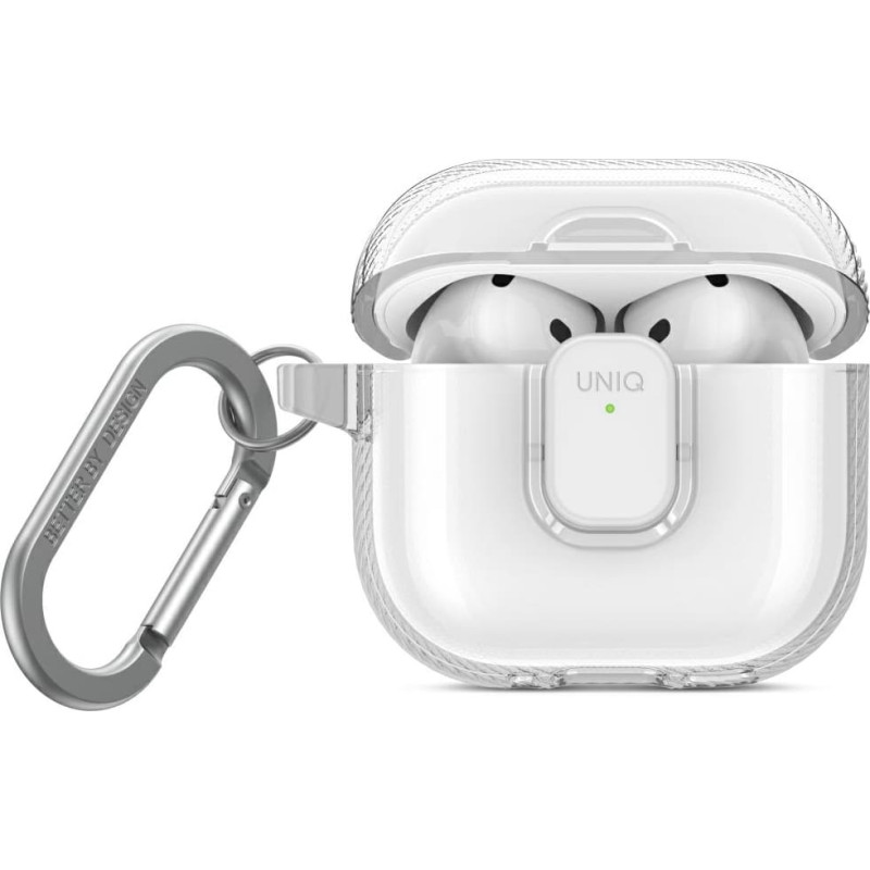 Case UNIQ Glase Pro for AirPods 4 Lock    Case transparent