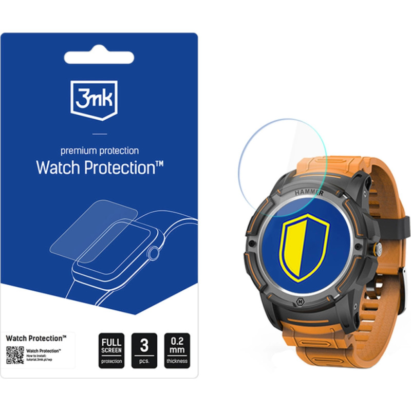 3Mk Protection Smartwatch Screen Protector Glass 3mk Watch Protection FlexibleGlass for Hammer Watch