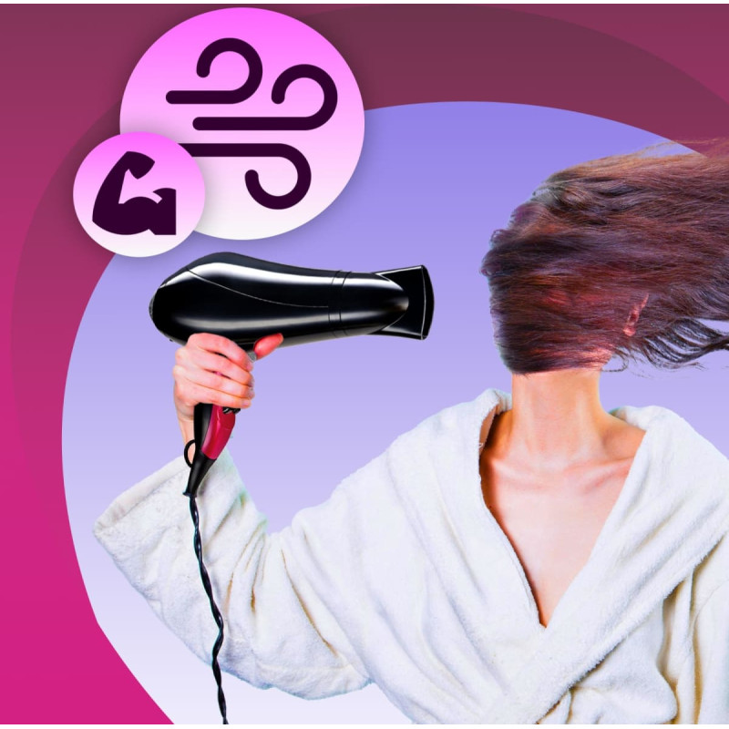 Retoo 4-in-1 matu fēns, auksts gaiss, 3 žāvēšanas līmeņi, 2000 W