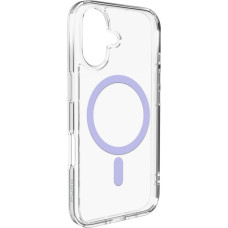 Puro Lite Mag TPU+PC Case Compatible with MagSafe for iPhone 17 - Transparent with Pink Ring