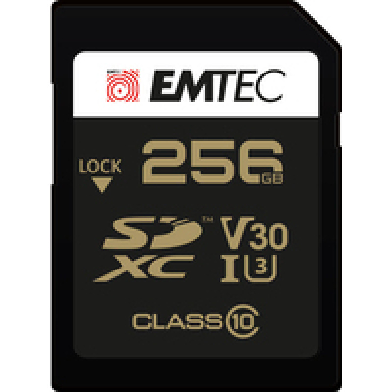 Emtec SD 256GB UHS-I U3 V30 SpeedIN Pro