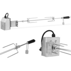Royal Catering Elektriskais grila iesms, nerūsējošā tērauda, 83 cm, 2 apgr./min