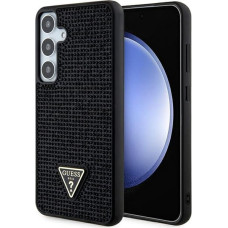 Guess case for Samsung Galaxy S24 Plus GUHCS24MHDGPPK black HC RHINESTONE TRIANGLE