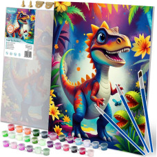 Massido Gleznojams attēls pēc skaitļiem 40x50 cm Dino