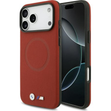 BMW M FW Metal Logo MagSafe Case for iPhone 17 Pro Max Red