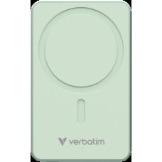 Enerģijas krātuve Verbatim Charge n Go 10000mAh Magnetic Wireless Charge Green
