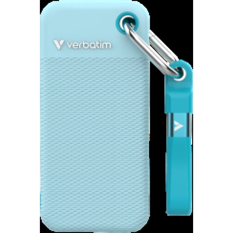 Ārējais SSD Verbatim Pocket Pollar Blue 1TB USB-C