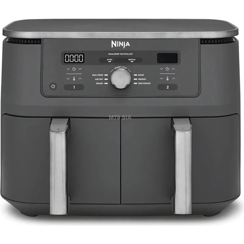 Ninja 6-in-1 Dual Zone  9.5 L  2470 W  tumsi peleka - Karsta gaisa friteris