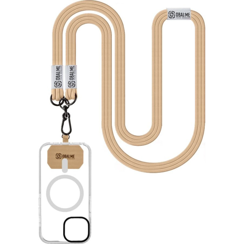 Obal:me NeckTag Trio Rope for Mobile Phone Khaki