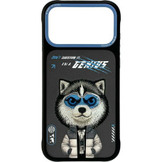 Nimmy Etui Nimmy Cool&Cute 2.0 Wolf do iPhone   17 Pro Max czarny