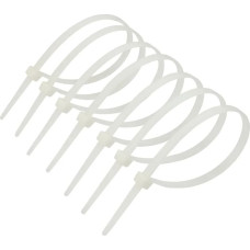 Polax Kabeļu saites| savilcēji | 4 x 350 mm, baltas, 100 gab.