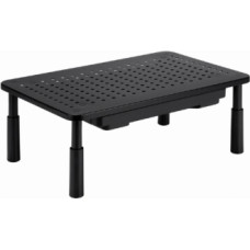 Monitora statīvs Gembird Adjustable Monitor Stand with Drawer