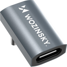 Wozinsky WPKF-01 USB-C - USB-C 40Gb|s 240W 8K OTG Angled Adapter - Gray