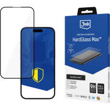 3Mk Protection Reinforced 3mk HardGlass Max Black Tempered Glass for iPhone 16 Pro | 17 | 17 Pro