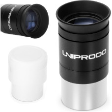 Uniprodo Plossl astronomiskā teleskopa okulārs 25 mm, diametrs 12,5 mm