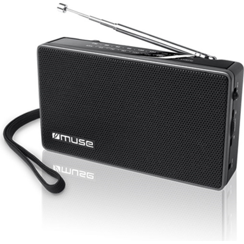 Muse M-030R Black  2-band portable radio
