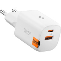 SPIGEN ESSENTIAL EE352EU 2-PORT NETWORK CHARGER 35W WHITE
