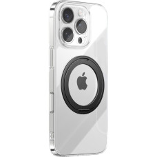 Joyroom iPhone 16 Pro MagSafe vāciņš ar 360 grādu gredzena statīvu — melns