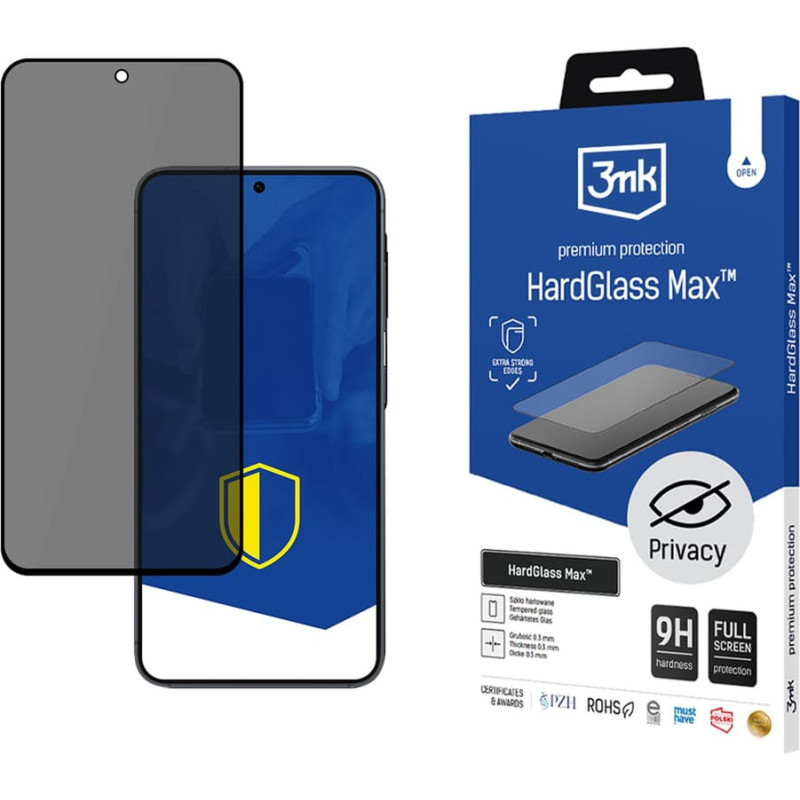 3Mk Protection 3mk Hardglass Max Privacy Tempered Glass for Samsung Galaxy S25 FE