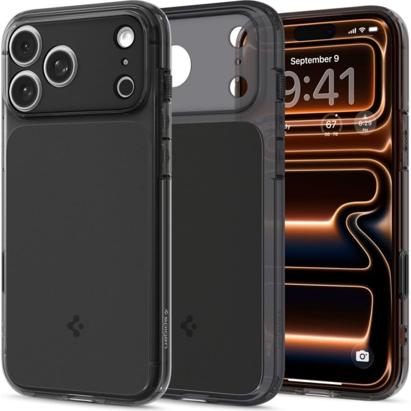 Spigen iPhone 17 Pro MagSafe Ultra Hybrid T-veida vāciņ&scaron; &mdash; matēti melns