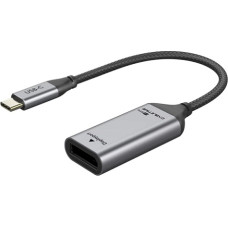 Cabletime Adapteris USB-C (M) uz DisplayPort (F), 4K/60Hz, ar apzeltītiem savienotājiem