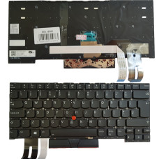 Lenovo Tastatūra Lenovo ThinkPad T490s, T495s, Apvienotā Karaliste, ar fona apgaismojumu