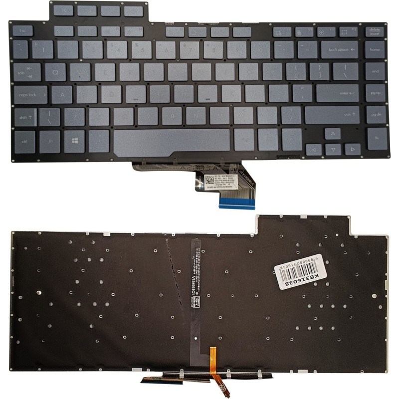 Asus Tastatūra ASUS Studio Book H500GV, ASV, ar fona apgaismojumu