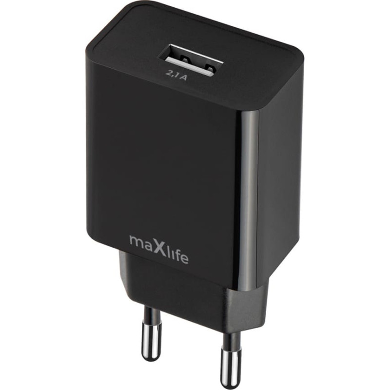 Maxlife MXTC-11 charger 1x USB-A 2,1A black