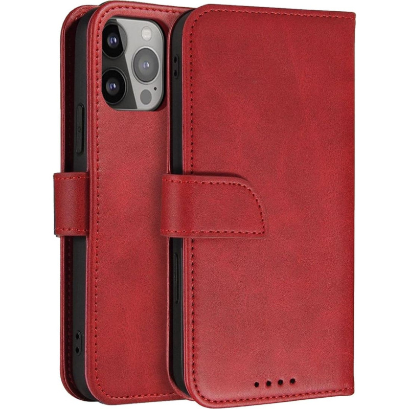 Hurtel Samsung Galaxy S25 magnētiskais vāciņ&scaron; - sarkans