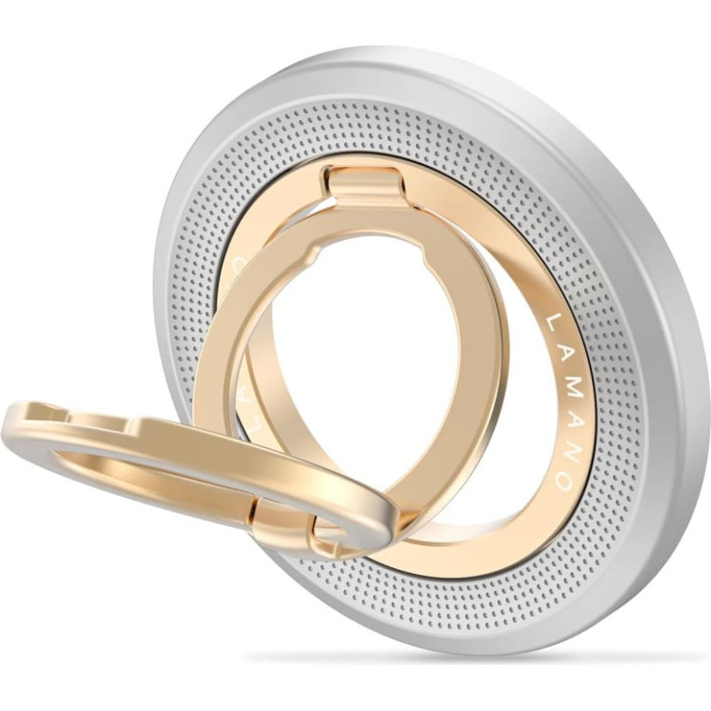 Tech-Protect MMR700 Lamano MagSafe Magnetic Phone Holder - Gray and Gold