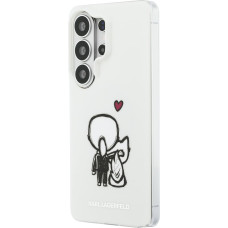 Karl Lagerfeld IML K&CH Back Logo Magnetic Case for iPhone Samsung Galaxy S26 Ultra Transparent