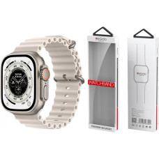 Yesido WB21 APPLE WATCH SILICONE STRAP 42|44|45 NUDE