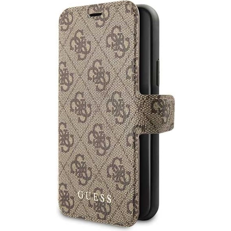GUFLBKSN614GB Guess 4G Book Case for iPhone 11 Brown