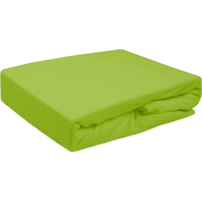 Frotē pieguļošs palags 90x200 014 zaļš