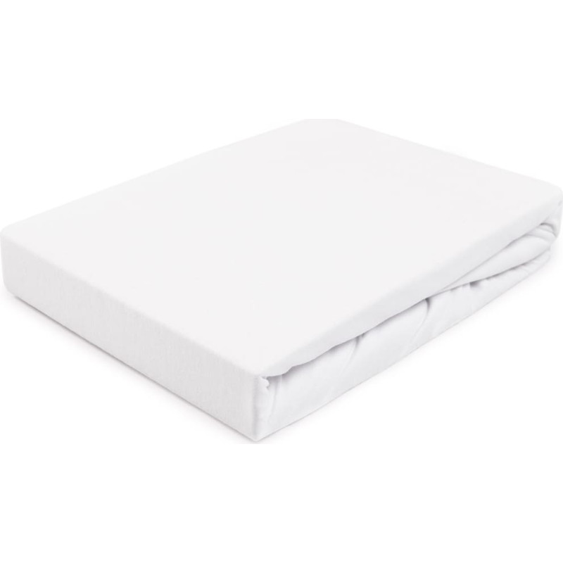 Džersijai pieguļošs palags 180x200 001 balts
