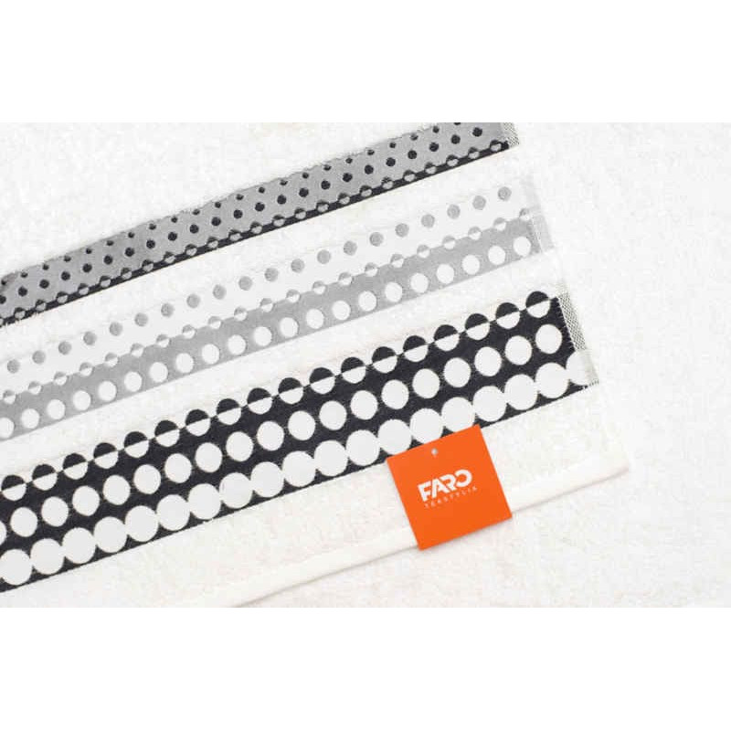 Sudraba dvielis 50x90 balts