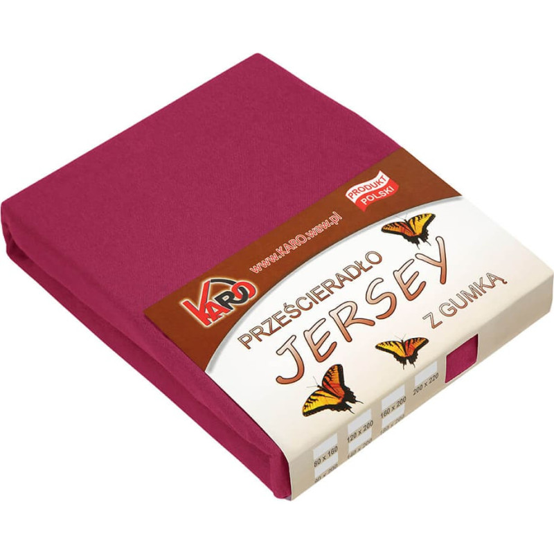 Džersija loksne 90x200 bietes 066 bieza 150g/m2