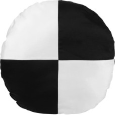 Dekoratīvais spilvens diam.40cm Nova 2 balts melns